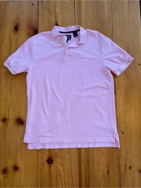Chaps Pink Polo Shirt Men’s M Classic Preppy Cotton Logo